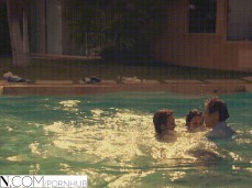 threesome handjob gif