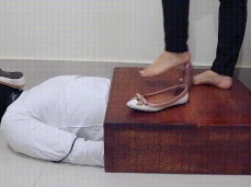 foot worship and tease gif
