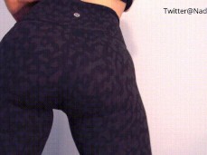 Yoga Pants Booty gif