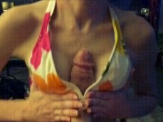 Bikini Titty Fuck Cumshot gif