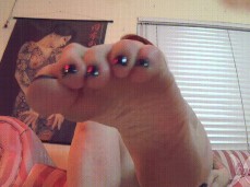 olivia rose foot pov gif