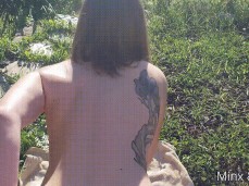POV outdoor doggy style on a beautiful sunny day - Minx & Lynx gif