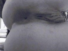 sexy spreads ass while fisting her delicious pussy gif