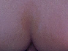 Fucking my boyfriend's tight ass with my big strapon gif