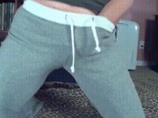 Pissin On her Hand down her pants gif