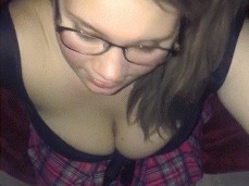 Cutest chubby nerdy bbw cum blasted glasses good gif