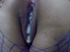 My wife gets high af and I get to dump my semen loads against her cervix gif