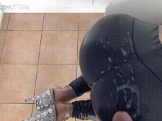 cum on clothed ass gif