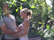 Mature wife Jodi West sneaks off  guest to make out gif