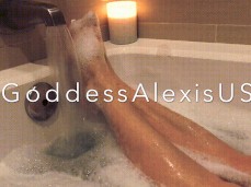 Feet fetish bubble bath running water gif