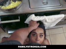 mouth fuck kitchen poV gif