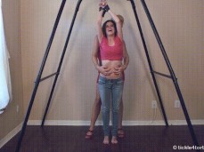 tickling hot belly girl gif