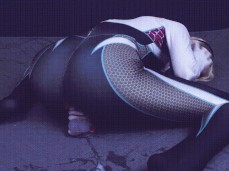 #piealthetime #spidergwen #cosplay gif