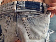 beauty girl eve elfie shows her tits and pussy!! gif