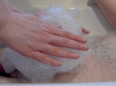 Find out what lies beneath the foam gif