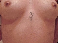 wet bouncing tits gif