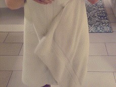 Sexy towel drop -- Natural tits gif