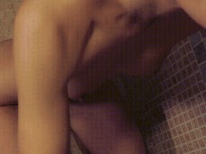 Sexy bathroom blowjob gif