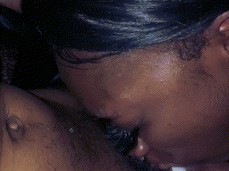 Dark Skinned Ebony Gets Throatpie From BBC gif