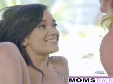 Hot Step-Mom Cherie Deville Seduces Daughters BF gif