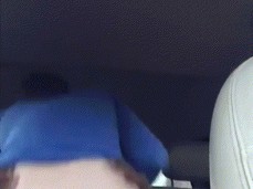 White girl rides bbc uber gif