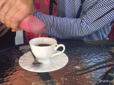 cum in coffee gif