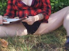 GIRL TAKES OFF CONDOM UNCUT COCK CUMSHOT WITH DOM GOTHIC SLUT SO THICC PAWG gif