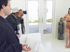 wife poses for another man gif