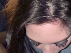 Green eyed brunette gif