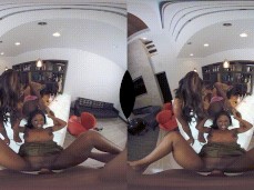 Vr ebony foursome gif
