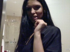 german milf getting ready to sniff cock gif