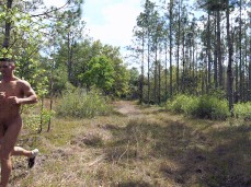 Nude man w erect penis gif