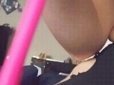 She suck her wet sex toy gif