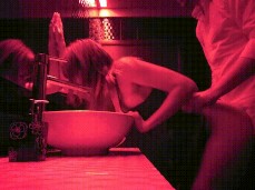 Fucking in the club bathroom gif
