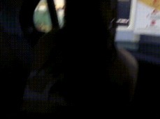 MadeleineMorales ordering mc donald's while riding dildo gif