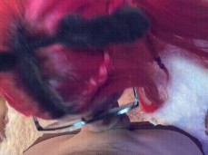 MadeleineMorales deepthroating big cock gif