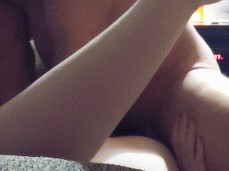 Gets Fucked in Her Ass on The Couch gif