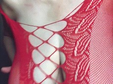 Annabel Red Tease in Red gif