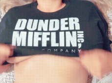 Pam's Titty Reveal gif