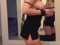 Melody Moves Towards Master - Collar Control gif