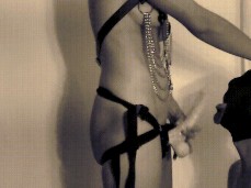 Strapon deepthroat gif