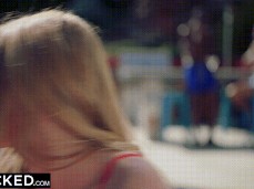 Kendra Sunderland tells boyfriend on phone what she is getting up to gif