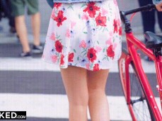 Dress and bike gif