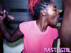 Ebony milf switches dick gif