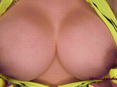 Pinching big nipples caramel gif