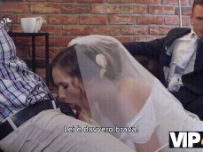 Stacy Cruz naughty bride makes groom watch her suck his friend 03 gif