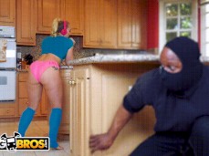 AJ Applegate bouncing booty to the music while friend watches her gif