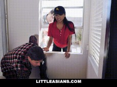 Asian Delivery Girl  2 gif