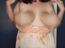 ... have sum fun with my huge saggy hangers gif