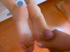 feet cum gif